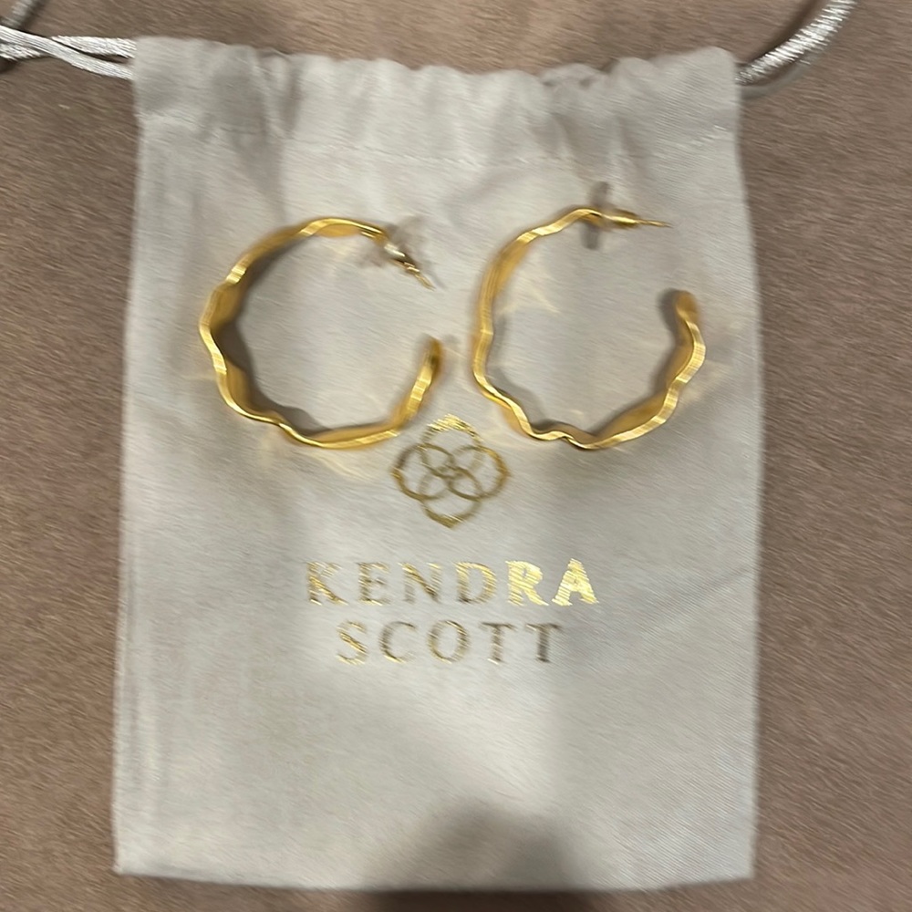 Kendra Scott Gold Hoop Earrings
